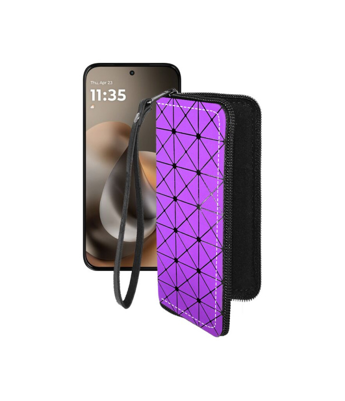 Чохол-гаманець з екошкіри для телефону Motorola Moto G77