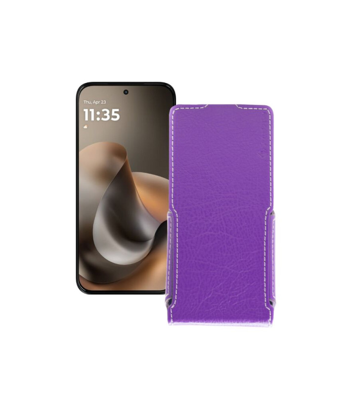 Чохол-флип з екошкіри для телефону Motorola Moto G77