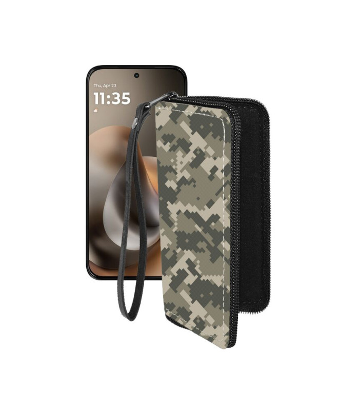 Чохол-гаманець з екошкіри для телефону Motorola Moto G77