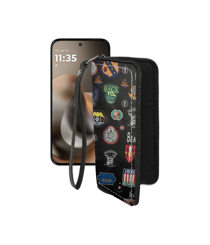 Чохол-гаманець з екошкіри для телефону Motorola Moto G77