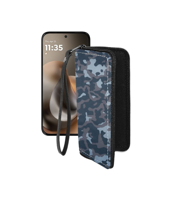 Чохол-гаманець з екошкіри для телефону Motorola Moto G77