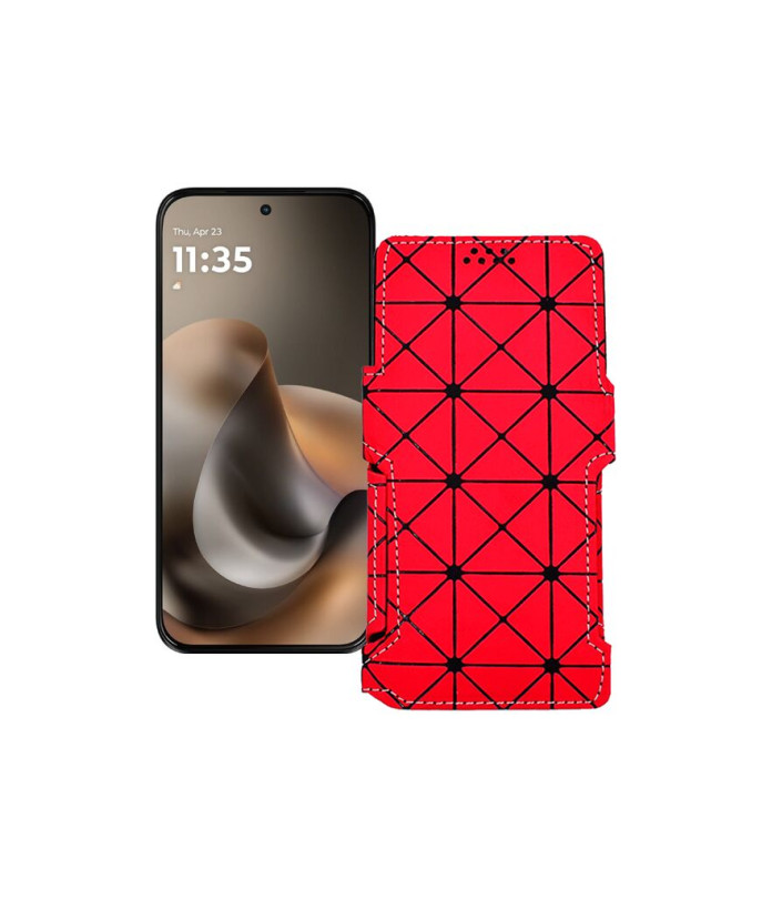 Чохол-книжка з екошкіри для телефону Motorola Moto G77