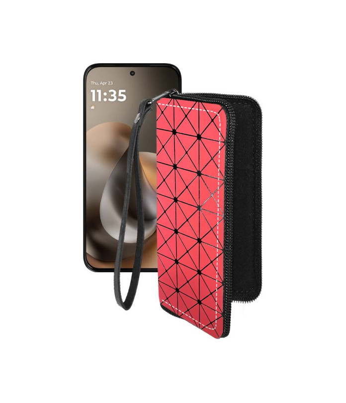 Чохол-гаманець з екошкіри для телефону Motorola Moto G77