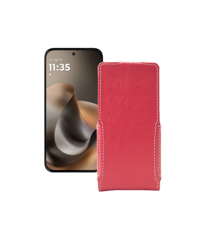 Чохол-флип з екошкіри для телефону Motorola Moto G77