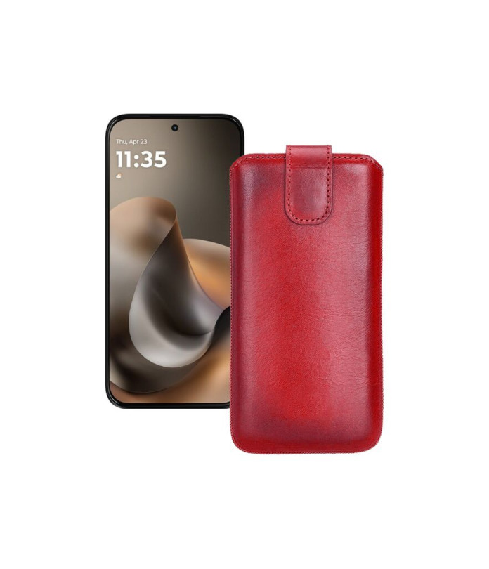 Витяжка зі шкіри для телефону Motorola Moto G77