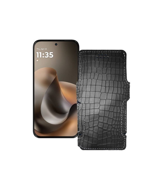 Чохол-книжка з екошкіри для телефону Motorola Moto G77