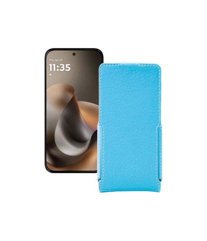 Чохол-флип з екошкіри для телефону Motorola Moto G77