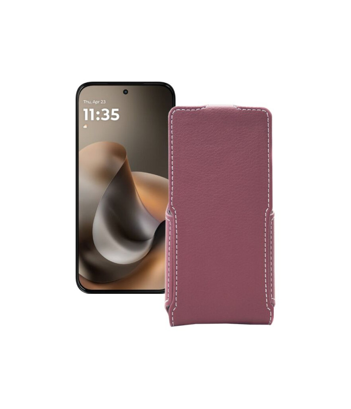 Чохол-флип з екошкіри для телефону Motorola Moto G77