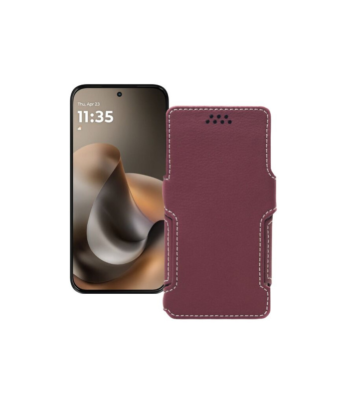 Чохол-книжка з екошкіри для телефону Motorola Moto G77