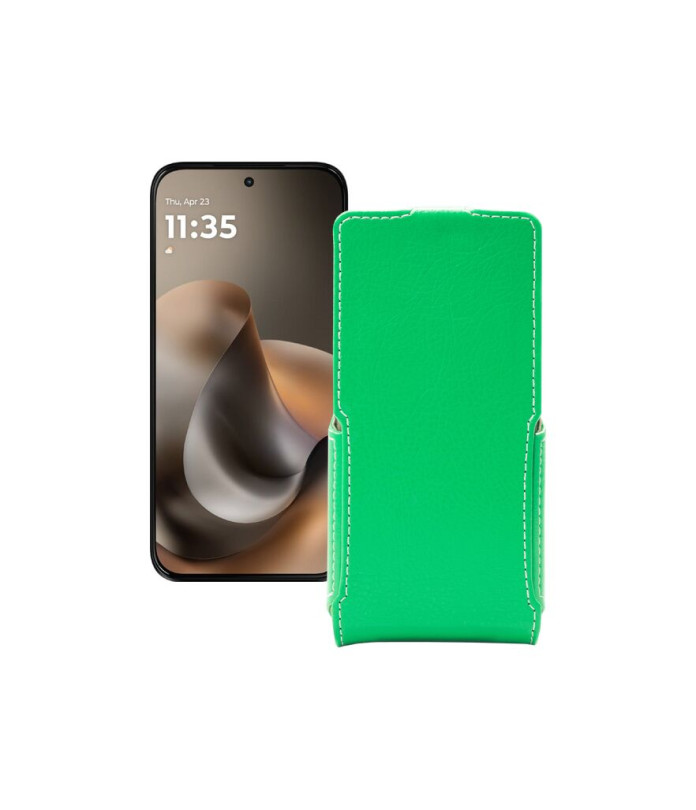 Чохол-флип з екошкіри для телефону Motorola Moto G77