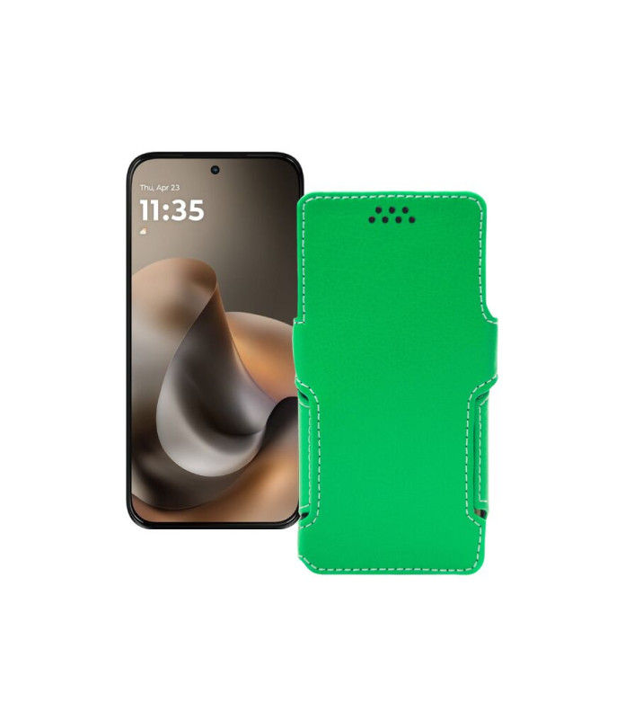 Чохол-книжка з екошкіри для телефону Motorola Moto G77