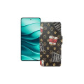 Чохол-книжка з екошкіри для телефону Xiaomi Redmi Note 14 5G