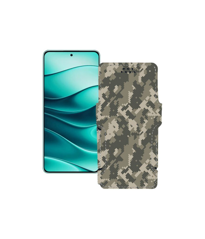 Чохол-книжка з екошкіри для телефону Xiaomi Redmi Note 14 5G
