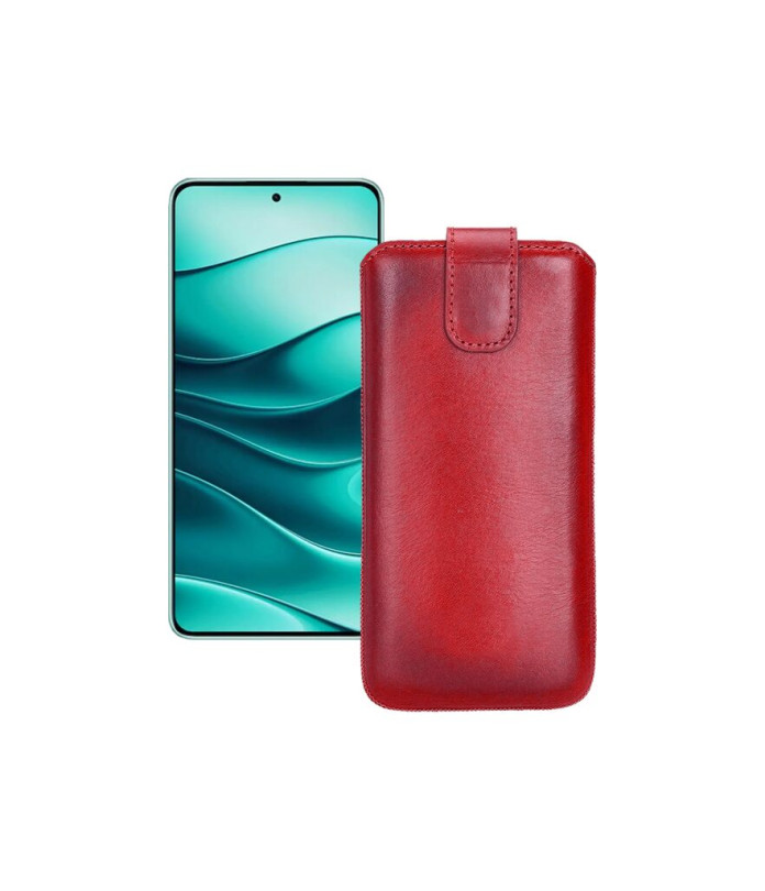Витяжка з екошкіри для телефону Xiaomi Redmi Note 14 5G