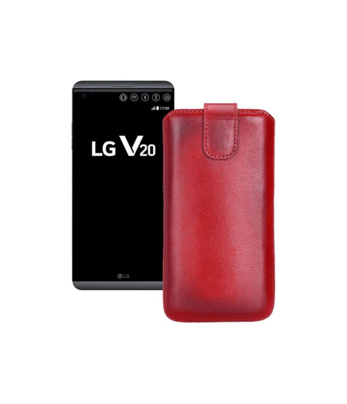 Витяжка зі шкіри для телефону LG V20