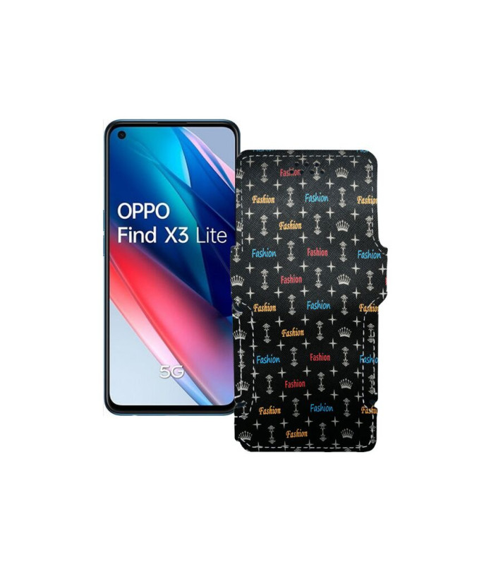 Чохол-книжка з екошкіри для телефону OPPO Find X3 lite