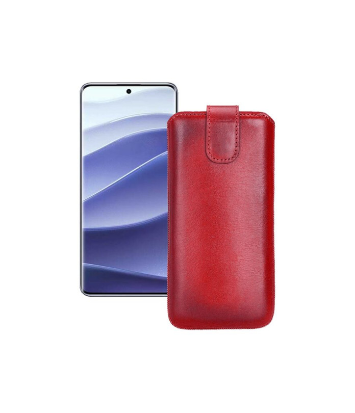 Витяжка з екошкіри для телефону Xiaomi Redmi Note 14 Pro 5G