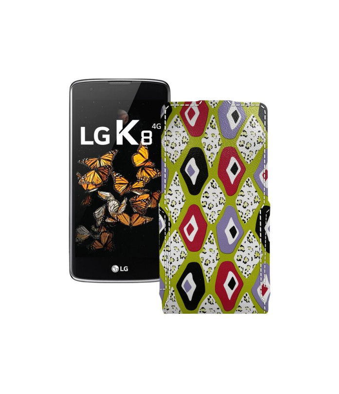 Чохол-флип з екошкіри для телефону LG K8 (K350e) LTE