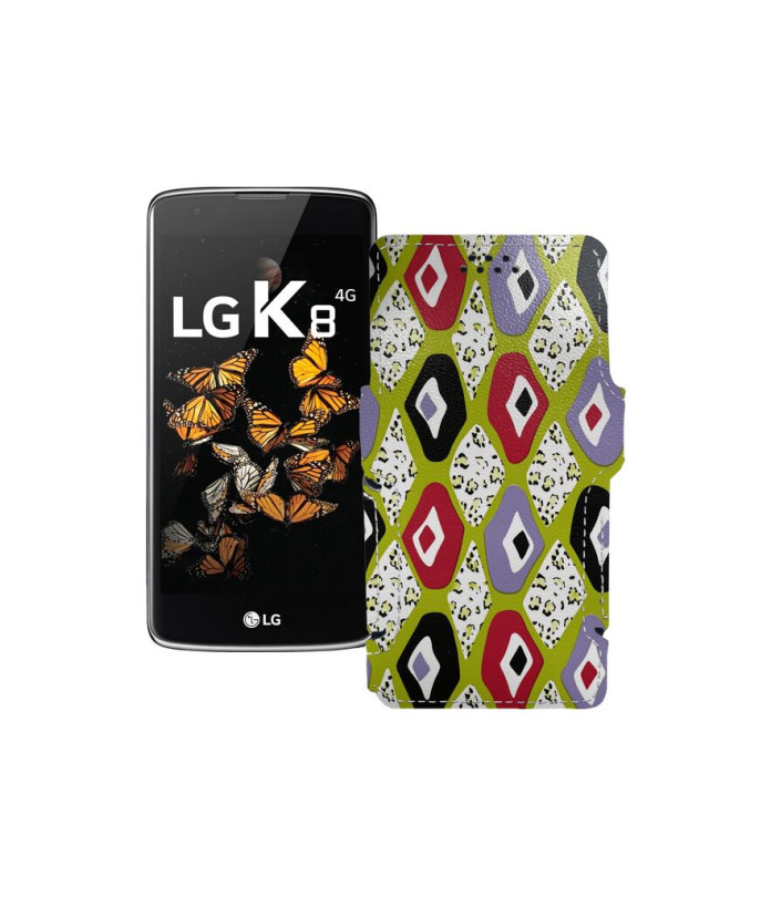 Чохол-книжка з екошкіри для телефону LG K8 (K350e) LTE