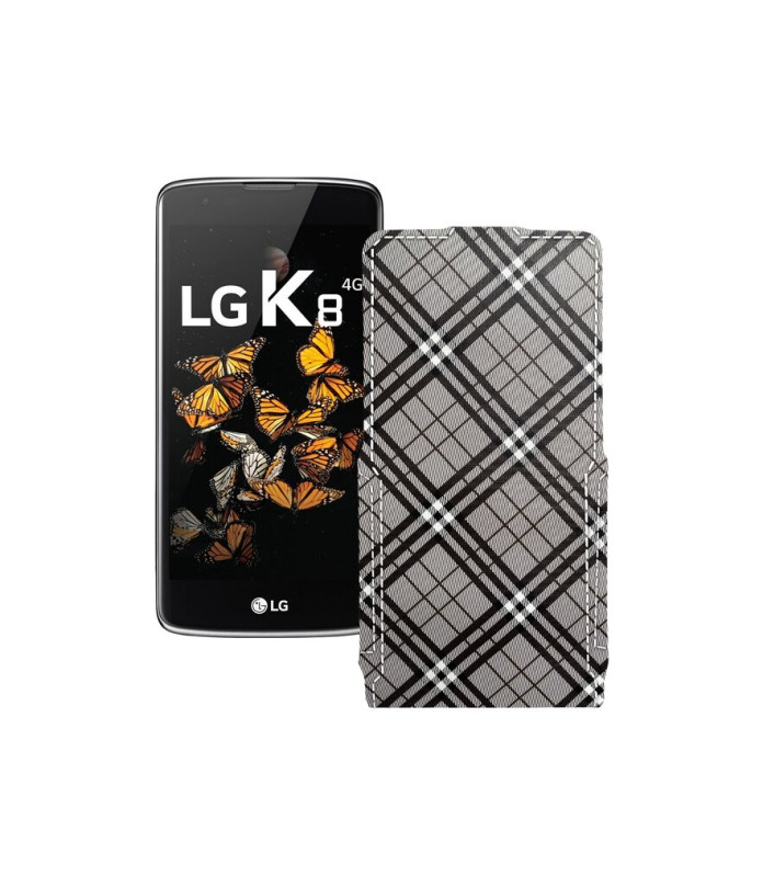 Чохол-флип з екошкіри для телефону LG K8 (K350e) LTE