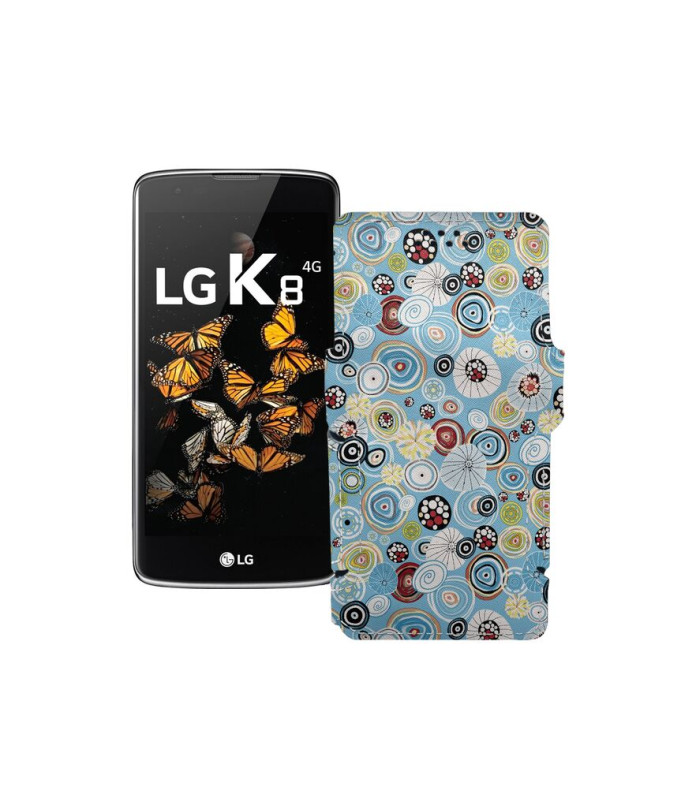 Чохол-книжка з екошкіри для телефону LG K8 (K350e) LTE