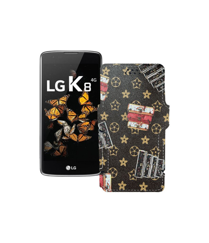 Чохол-книжка з екошкіри для телефону LG K8 (K350e) LTE