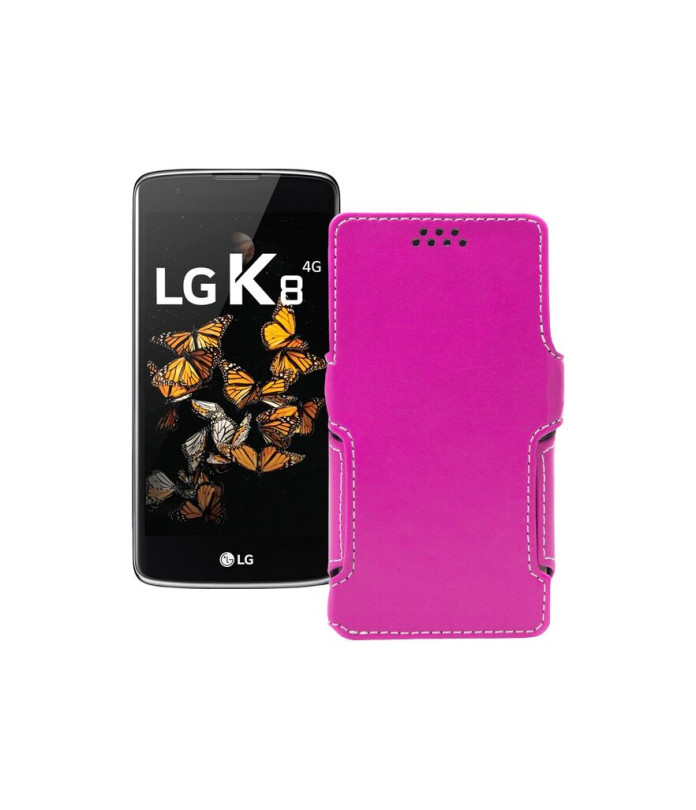 Чохол-книжка з екошкіри для телефону LG K8 (K350e) LTE