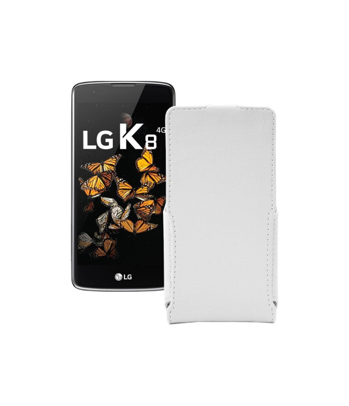 Чохол-флип з екошкіри для телефону LG K8 (K350e) LTE