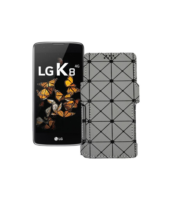 Чохол-книжка з екошкіри для телефону LG K8 (K350e) LTE