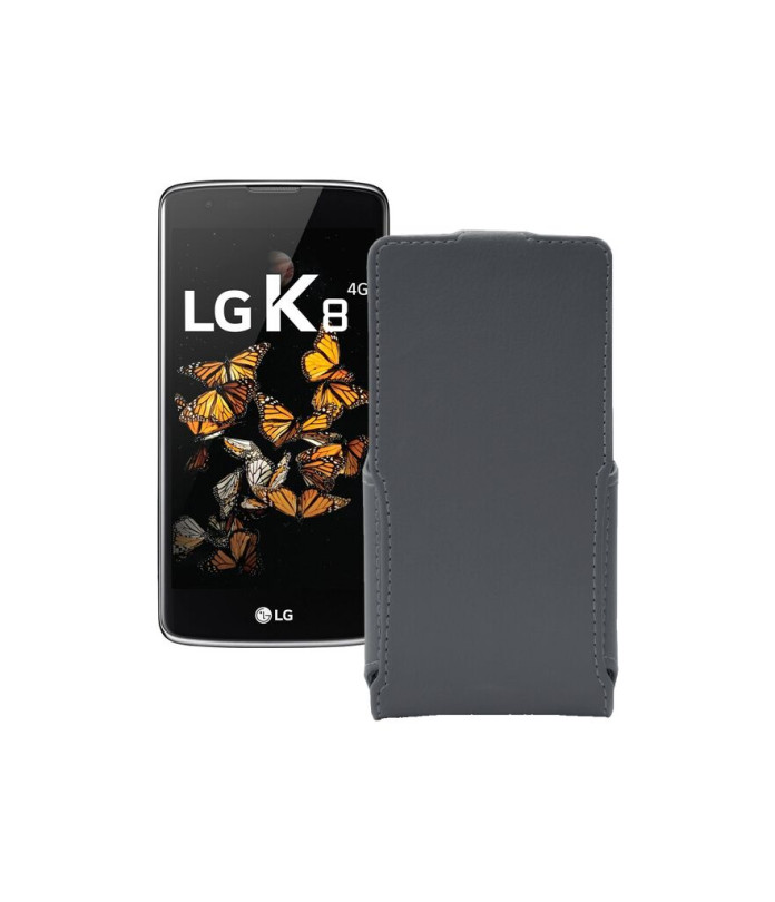 Чохол-флип з екошкіри для телефону LG K8 (K350e) LTE