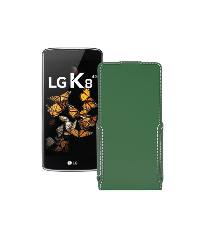 Чохол-флип з екошкіри для телефону LG K8 (K350e) LTE