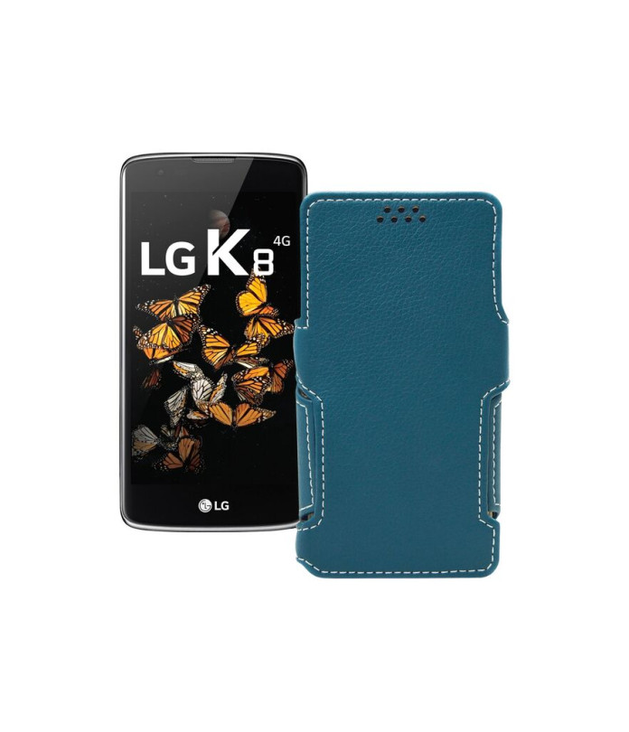 Чохол-книжка з екошкіри для телефону LG K8 (K350e) LTE