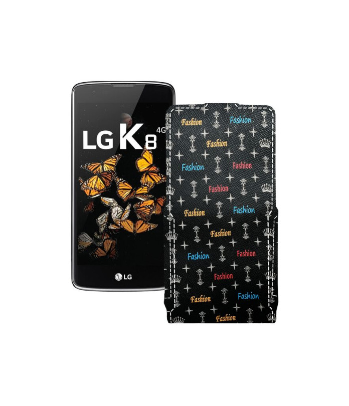 Чохол-флип з екошкіри для телефону LG K8 (K350e) LTE