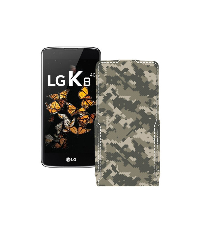 Чохол-флип з екошкіри для телефону LG K8 (K350e) LTE