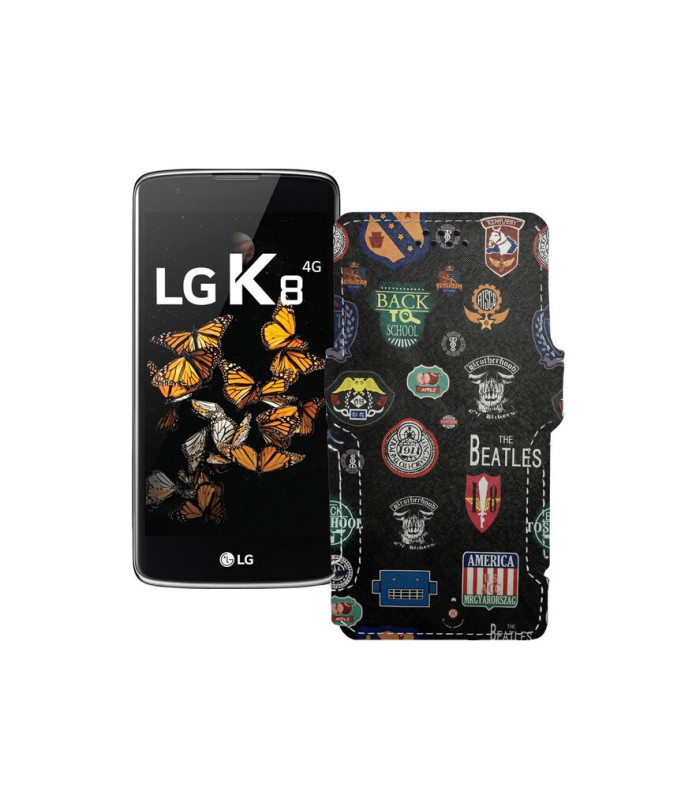 Чохол-книжка з екошкіри для телефону LG K8 (K350e) LTE