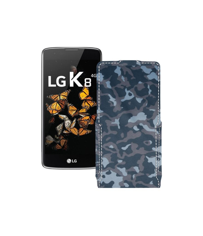 Чохол-флип з екошкіри для телефону LG K8 (K350e) LTE