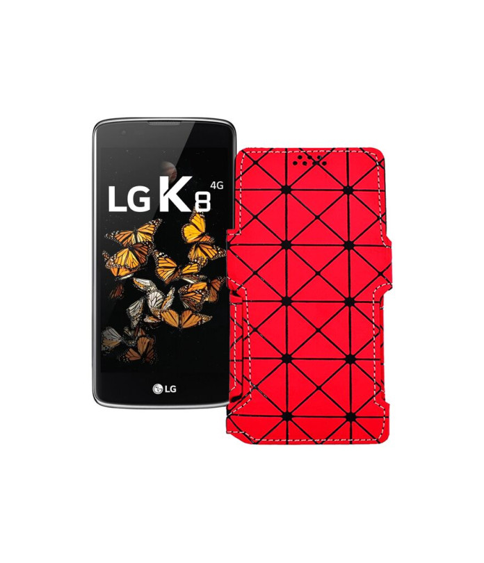 Чохол-книжка з екошкіри для телефону LG K8 (K350e) LTE