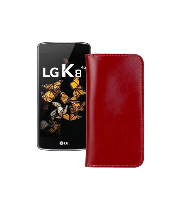 Портмоне з шкіри для телефону LG K8 (K350e) LTE