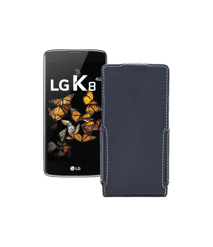 Чохол-флип з екошкіри для телефону LG K8 (K350e) LTE