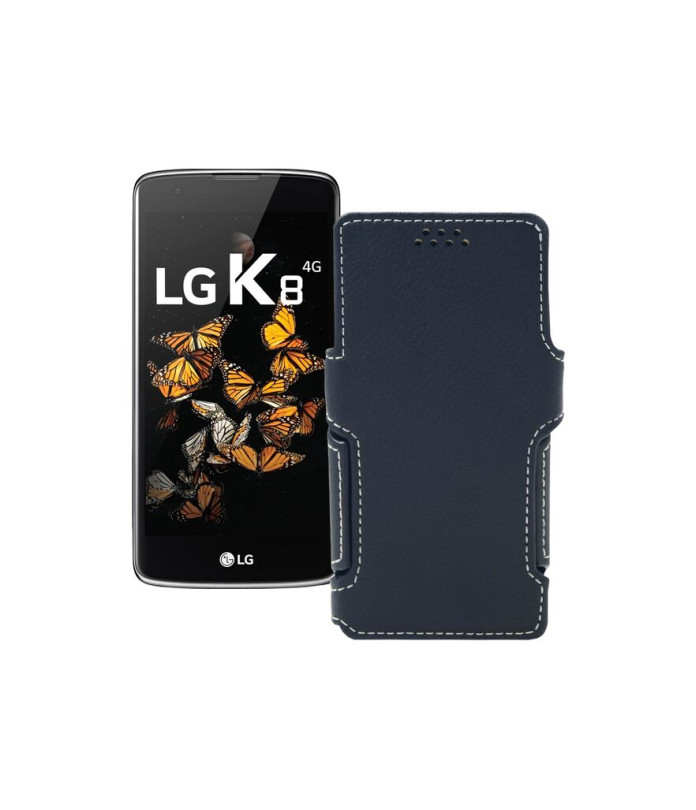 Чохол-книжка з екошкіри для телефону LG K8 (K350e) LTE