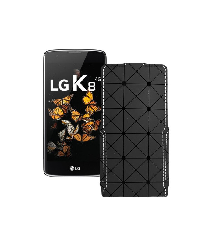 Чохол-флип з екошкіри для телефону LG K8 (K350e) LTE