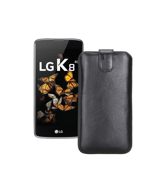 Витяжка з екошкіри для телефону LG K8 (K350e) LTE