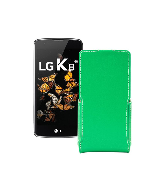 Чохол-флип з екошкіри для телефону LG K8 (K350e) LTE