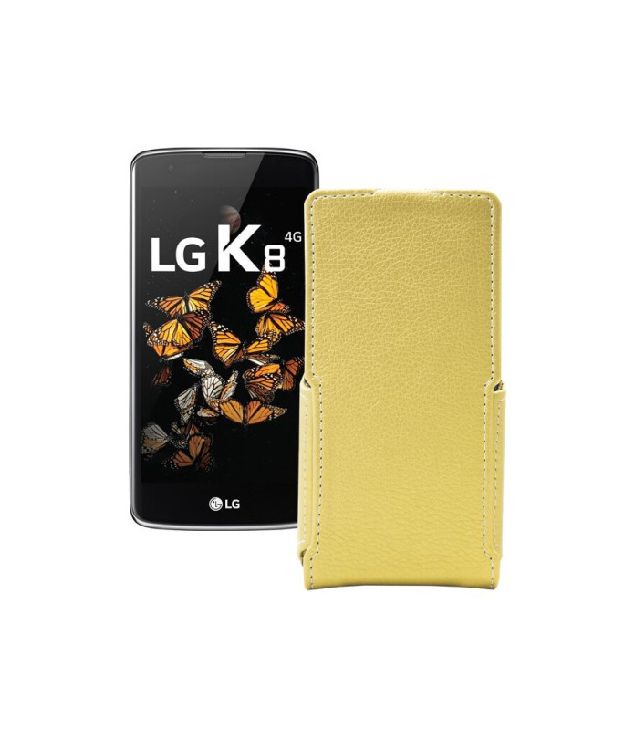 Чохол-флип з екошкіри для телефону LG K8 (K350e) LTE