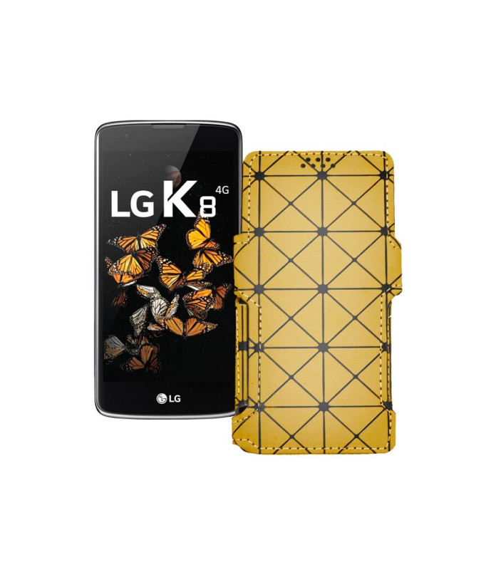 Чохол-книжка з екошкіри для телефону LG K8 (K350e) LTE