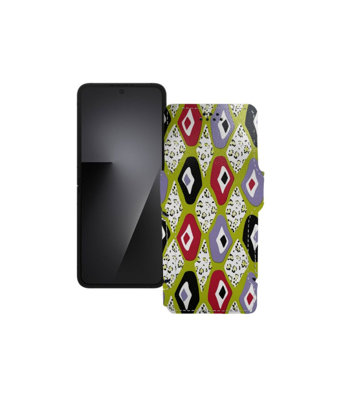 Чохол-книжка з екошкіри для телефону Samsung Galaxy Z Flip7 FE (F761)