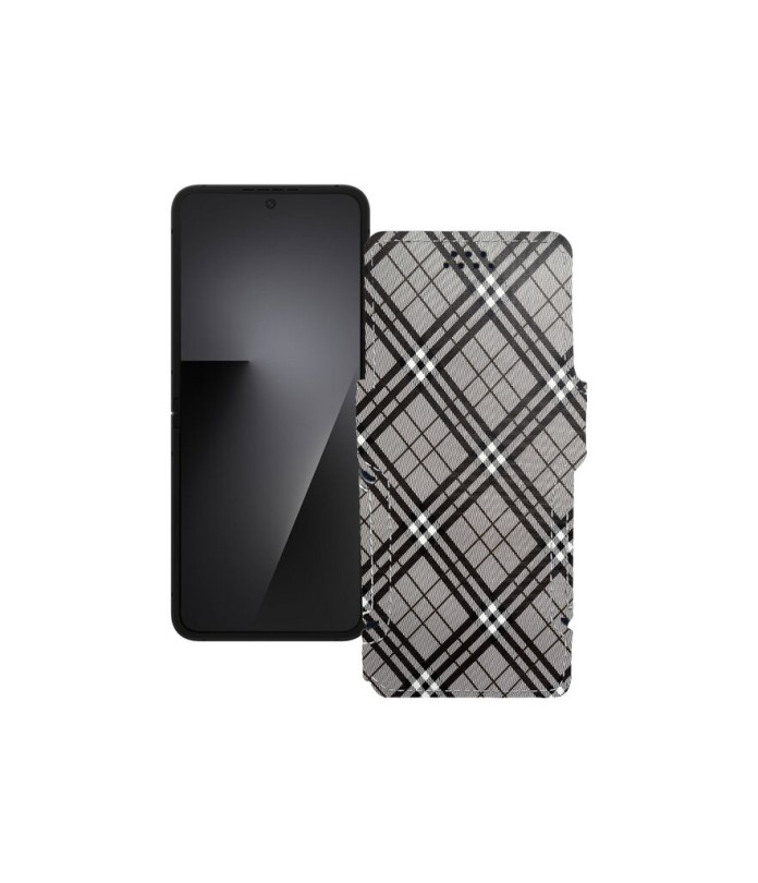 Чохол-книжка з екошкіри для телефону Samsung Galaxy Z Flip7 FE (F761)