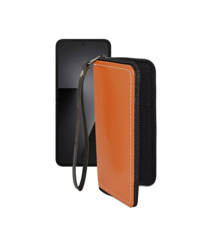 Чохол-гаманець з екошкіри для телефону Samsung Galaxy Z Flip7 FE (F761)