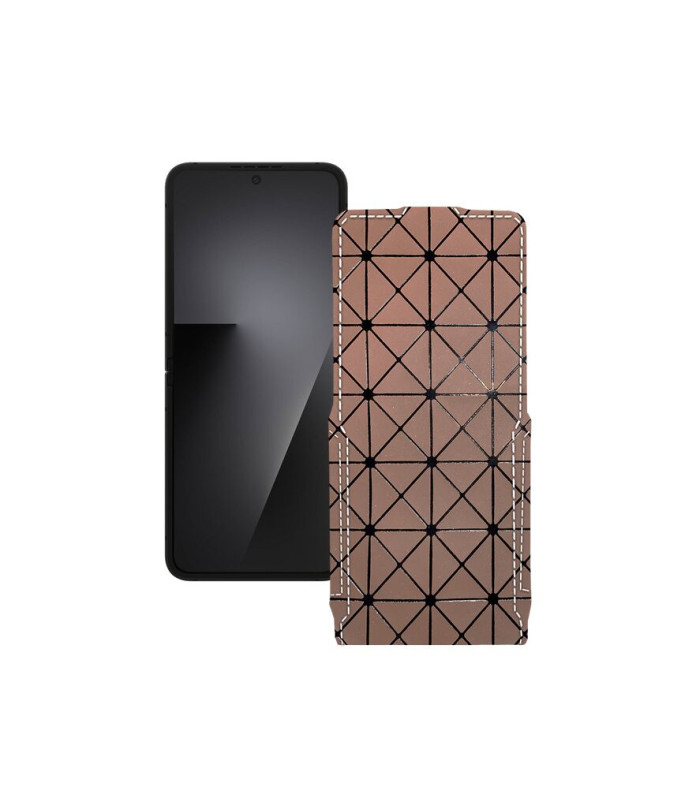 Чохол-флип з екошкіри для телефону Samsung Galaxy Z Flip7 FE (F761)