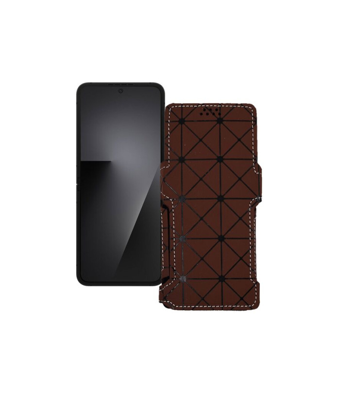 Чохол-книжка з екошкіри для телефону Samsung Galaxy Z Flip7 FE (F761)